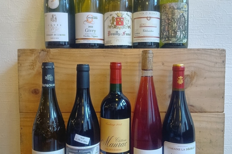 試飲販売会　フランス産10種類　おつまみ付