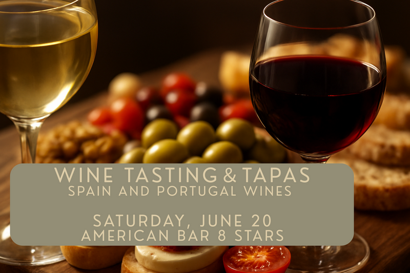 Wine tasting & Tapas: Spain and Portugal Wines