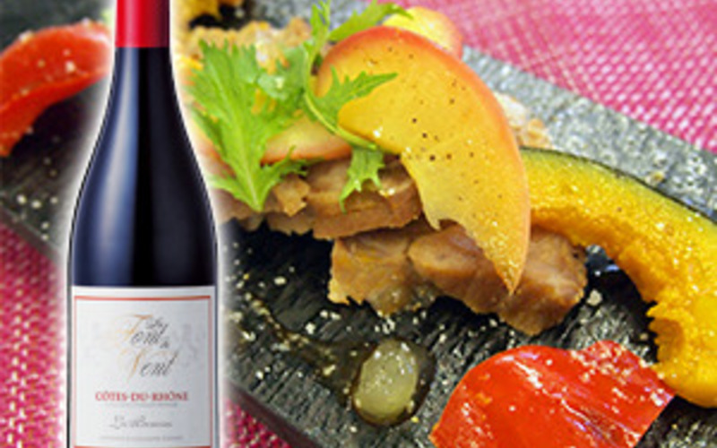 「豚肉のりんごソテー添え」に合わせたワイン!