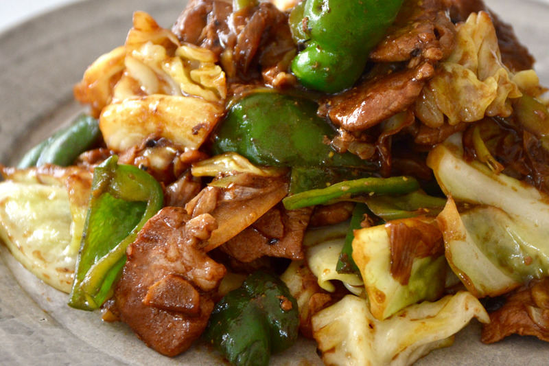 マスタード香る回鍋肉
