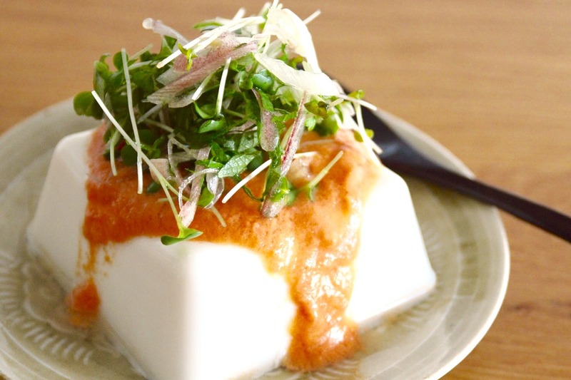 梅トマトソースの冷奴