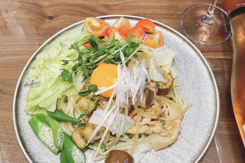 ピリ辛豚ごましゃぶの冷やし中華