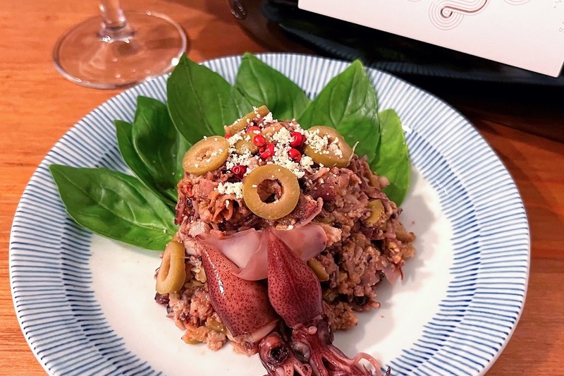 ホタルイカの洋風なめろう