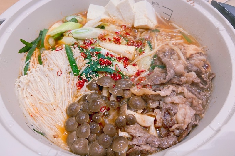 牛肉ピリ辛坦々鍋
