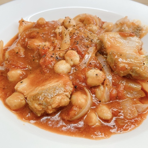豚肉と豆のトマト煮込み ワインのおつまみペアリングレシピ