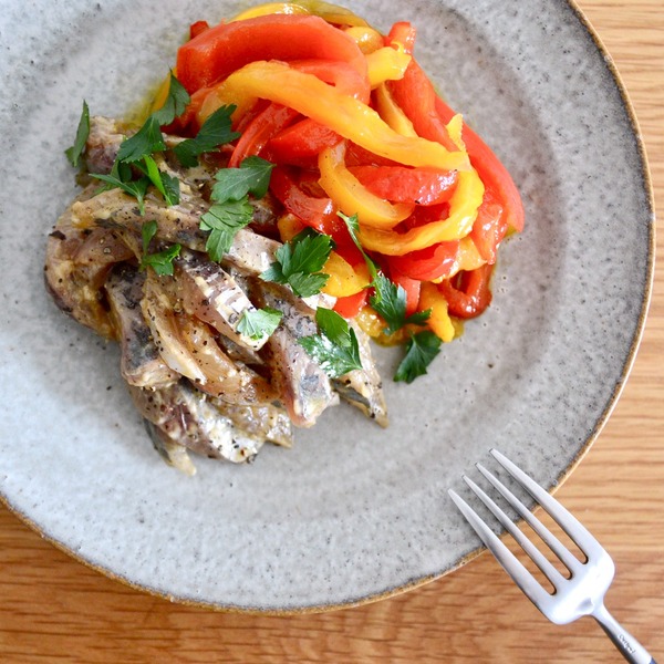 アジとパプリカのマリネ ワインのおつまみペアリングレシピ