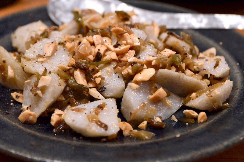 里芋のザーサイ炒め
