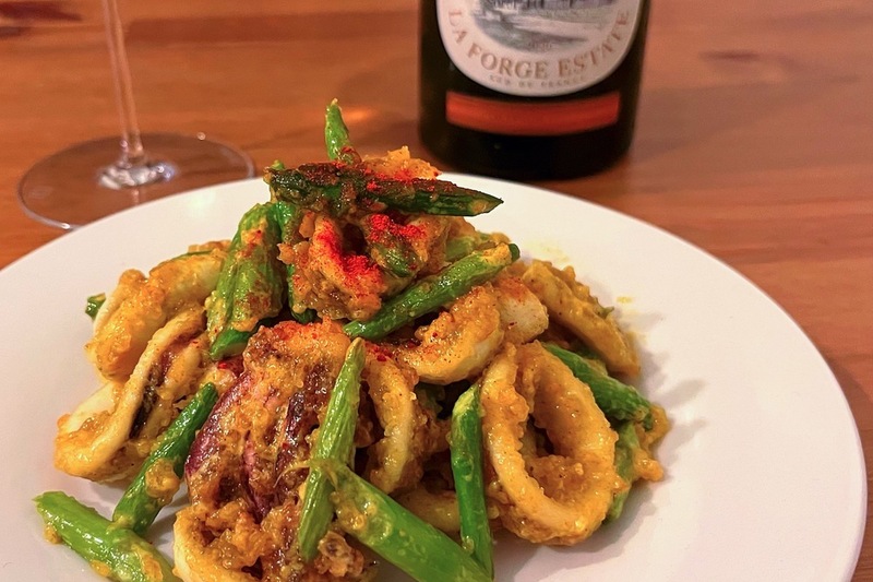 イカのカレーマヨ和え