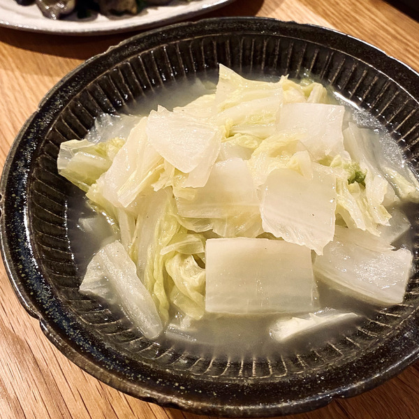 白菜ナンプラーバター蒸し
