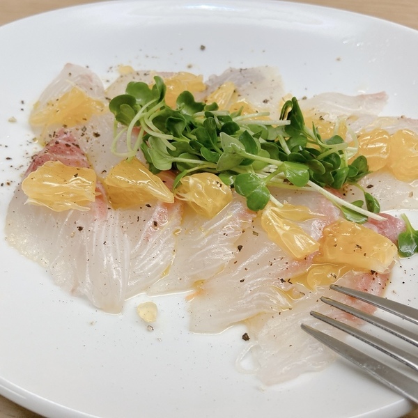 白身魚と柑橘のカルパッチョ ワインのおつまみペアリングレシピ