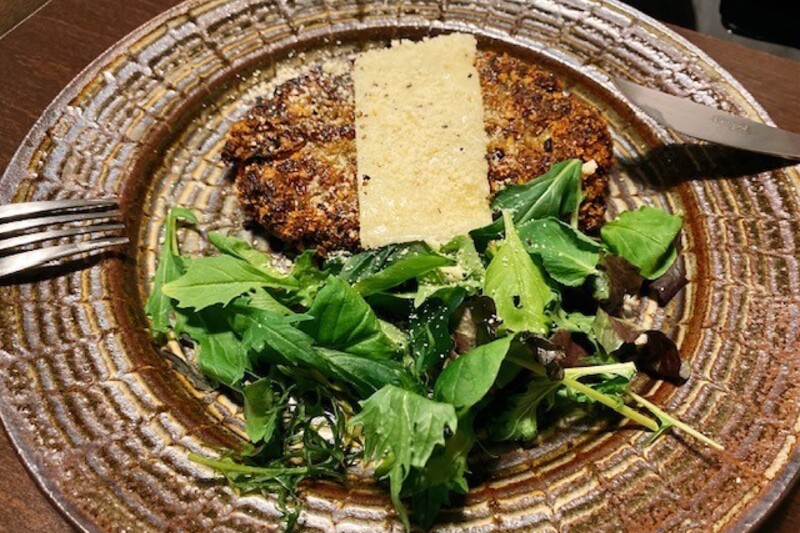 鰯のチーズハンバーグ