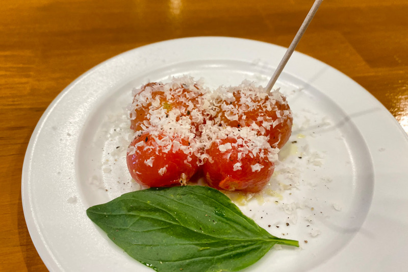 トマトのマリネ　パルミジャーノ・レッジャーノ