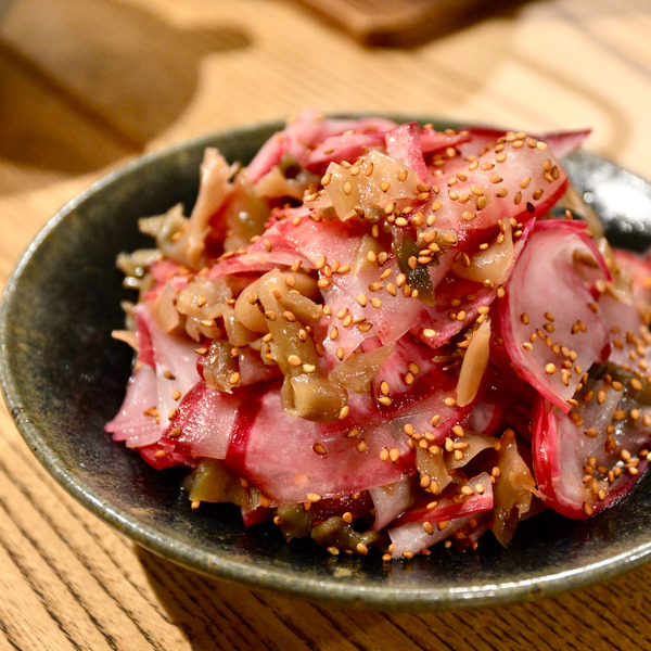 赤カブとザーサイのナムル