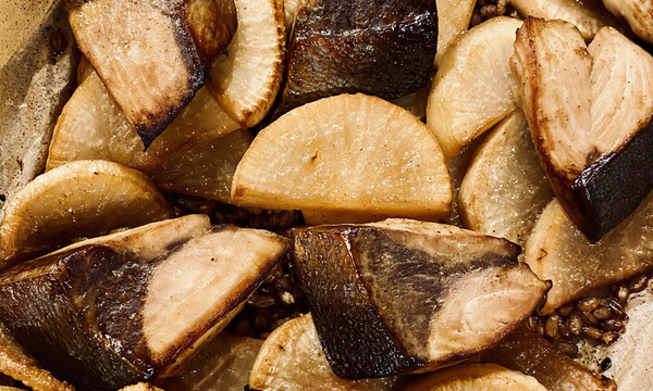 ぶり大根のオープン焼き
