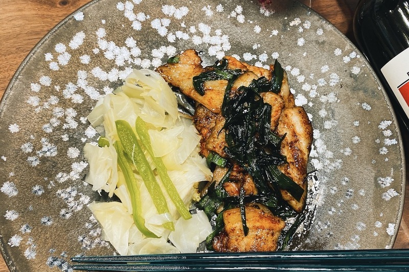 ニラと春キャベツの回鍋肉