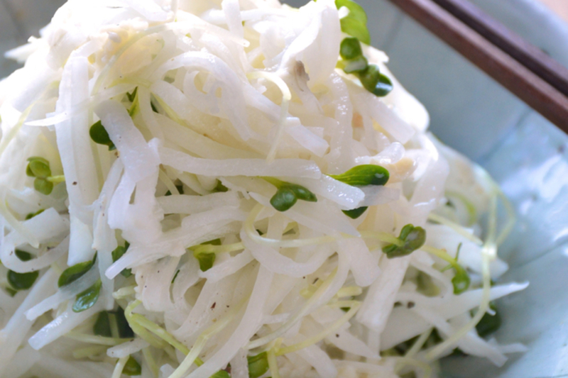 大根とホタテのサラダ