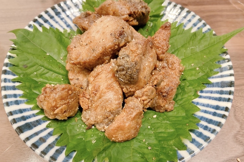カツオのスパイシー唐揚げ
