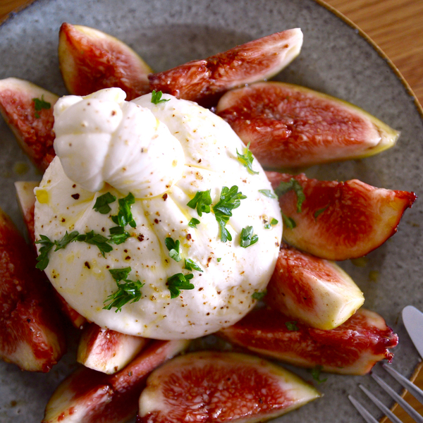 いちじくのバルサミコマリネとブッラータ ワインのおつまみペアリングレシピ