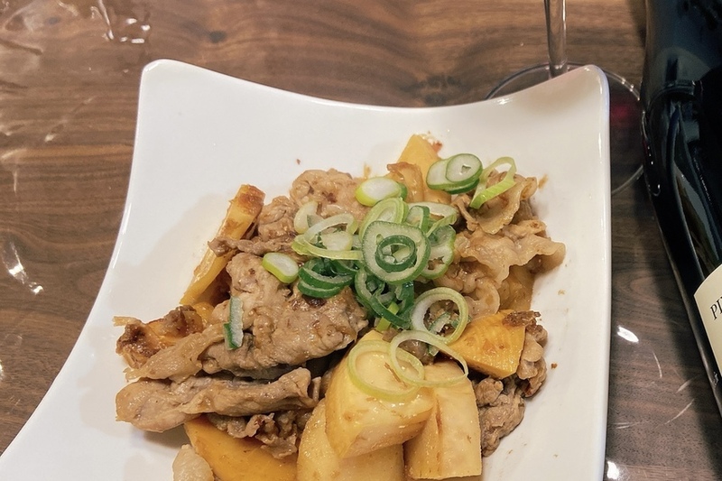 筍と豚肉の鰹節煮
