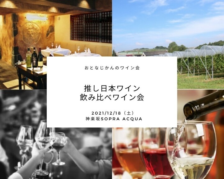 推し日本ワイン飲み比べ ワインパーティーVol.2