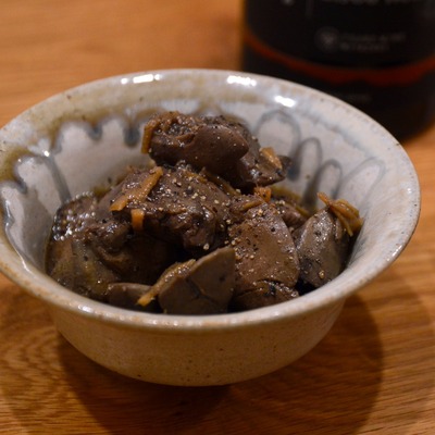 鶏レバーのバルサミコ醤油煮
