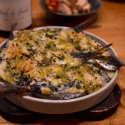 イワシのミントパン粉焼き
