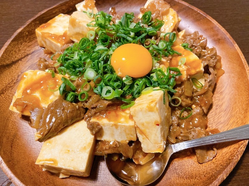 すき焼き風麻婆豆腐