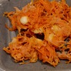 人参と梅とベビーチーズのかき揚げ
