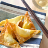 ガリとチーズの揚げワンタン