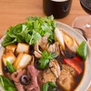 牡蠣と牛肉のイタリア風赤味噌鍋
