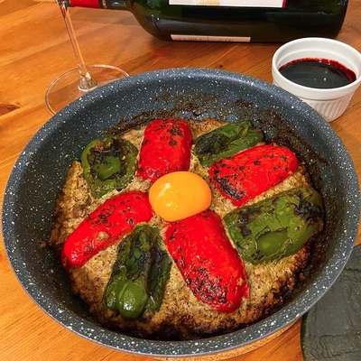 逆転ピーマンの肉詰め