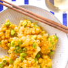 とうもろこしと枝豆のかき揚げ　クミン風味